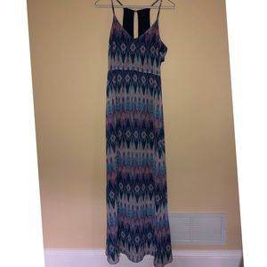 Forever21 Small Maxi Dress Sexi cut out sides!